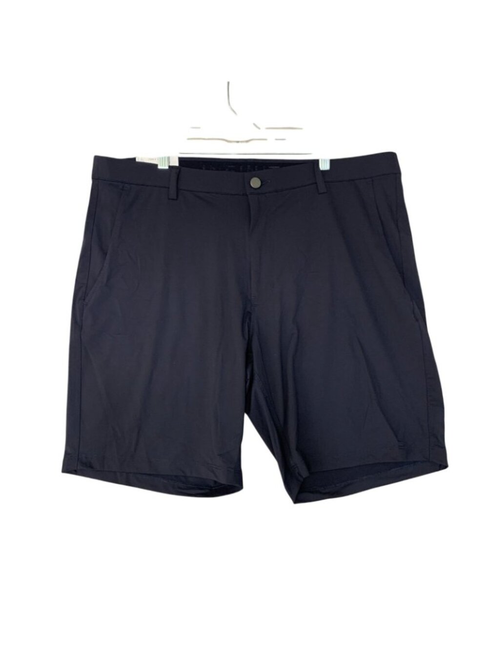 NWT Infinity Men's 38 Navy Performance Shorts With Stretch Waistband & Moisture - Picture 4 of 12